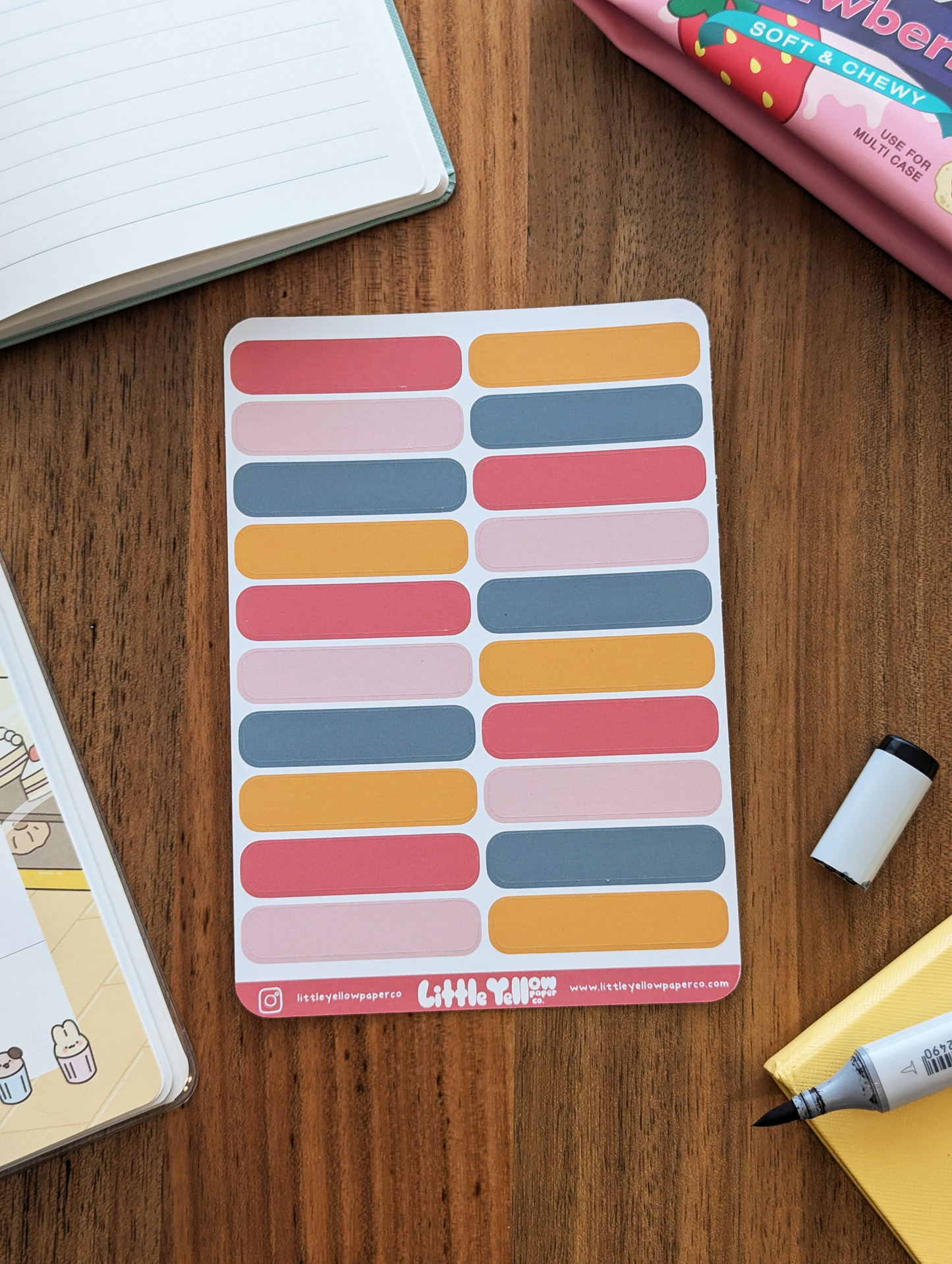 Pastel Retro Small Labels