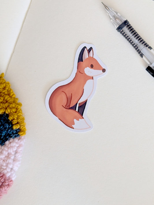 Cottagecore Fox Deco Sticker