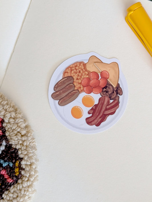 Full Breakfast Deco Sticker