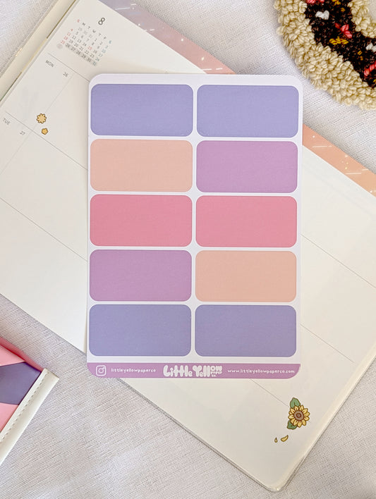 Pastel Sunset Large Labels