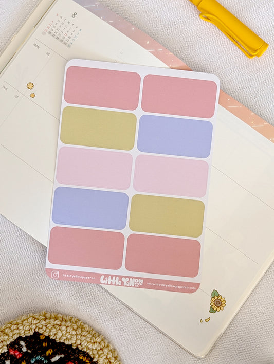 Pastel Spring Large Labels