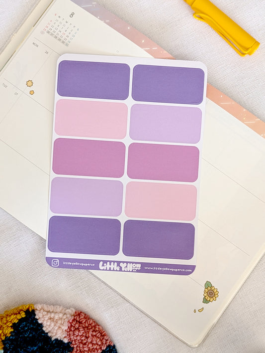 Pastel Purple Large Labels