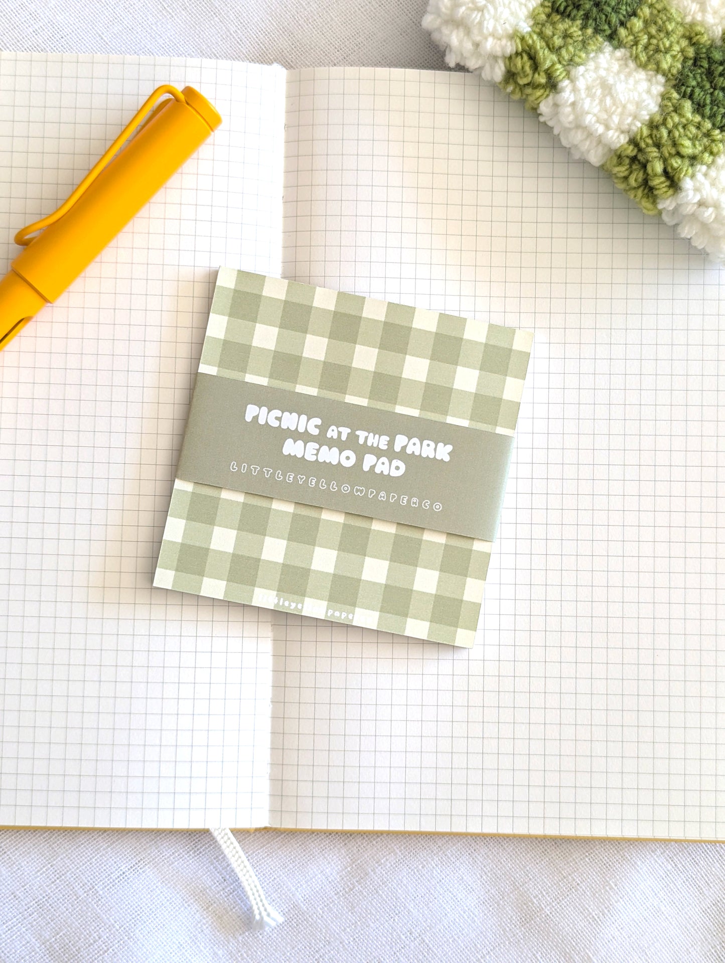 Green Picnic Memo Pad