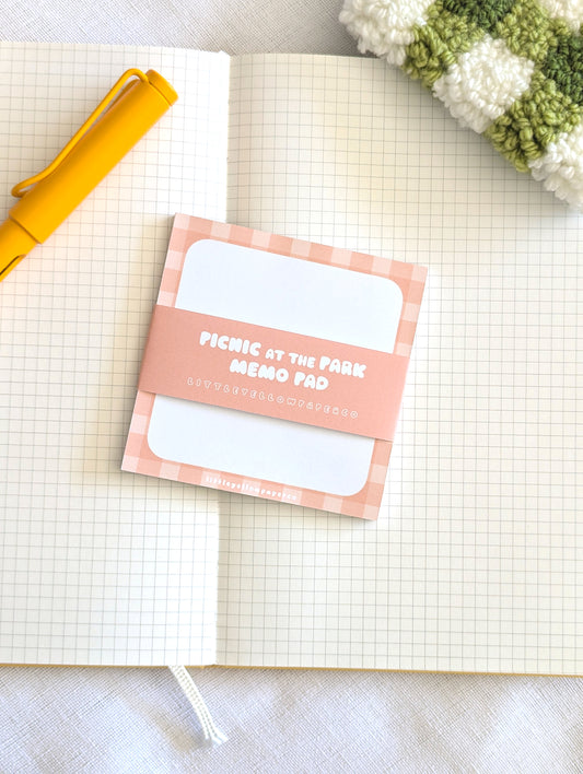 Pink Picnic Memo Pad