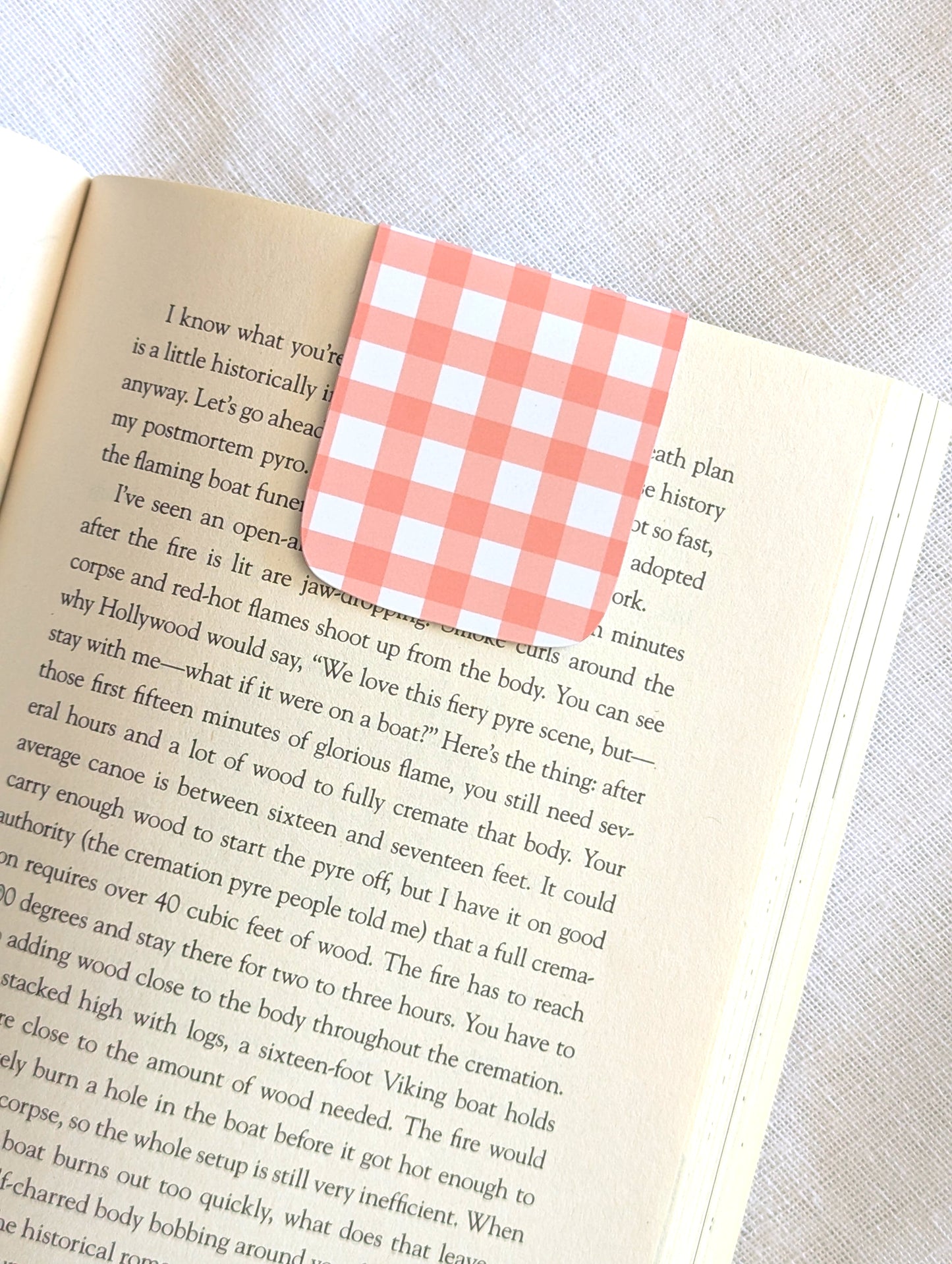 Pink Picnic Magnetic Bookmark