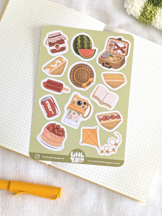 Picnic at the Park Sticker Sheet