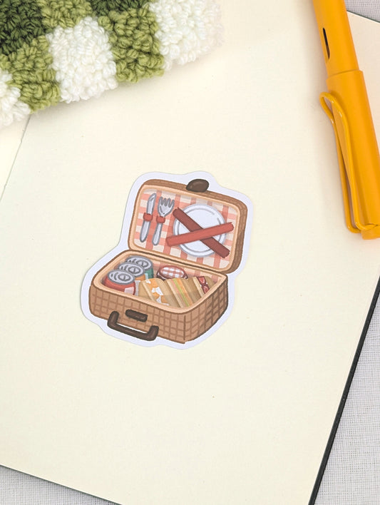 Picnic Basket Deco Sticker