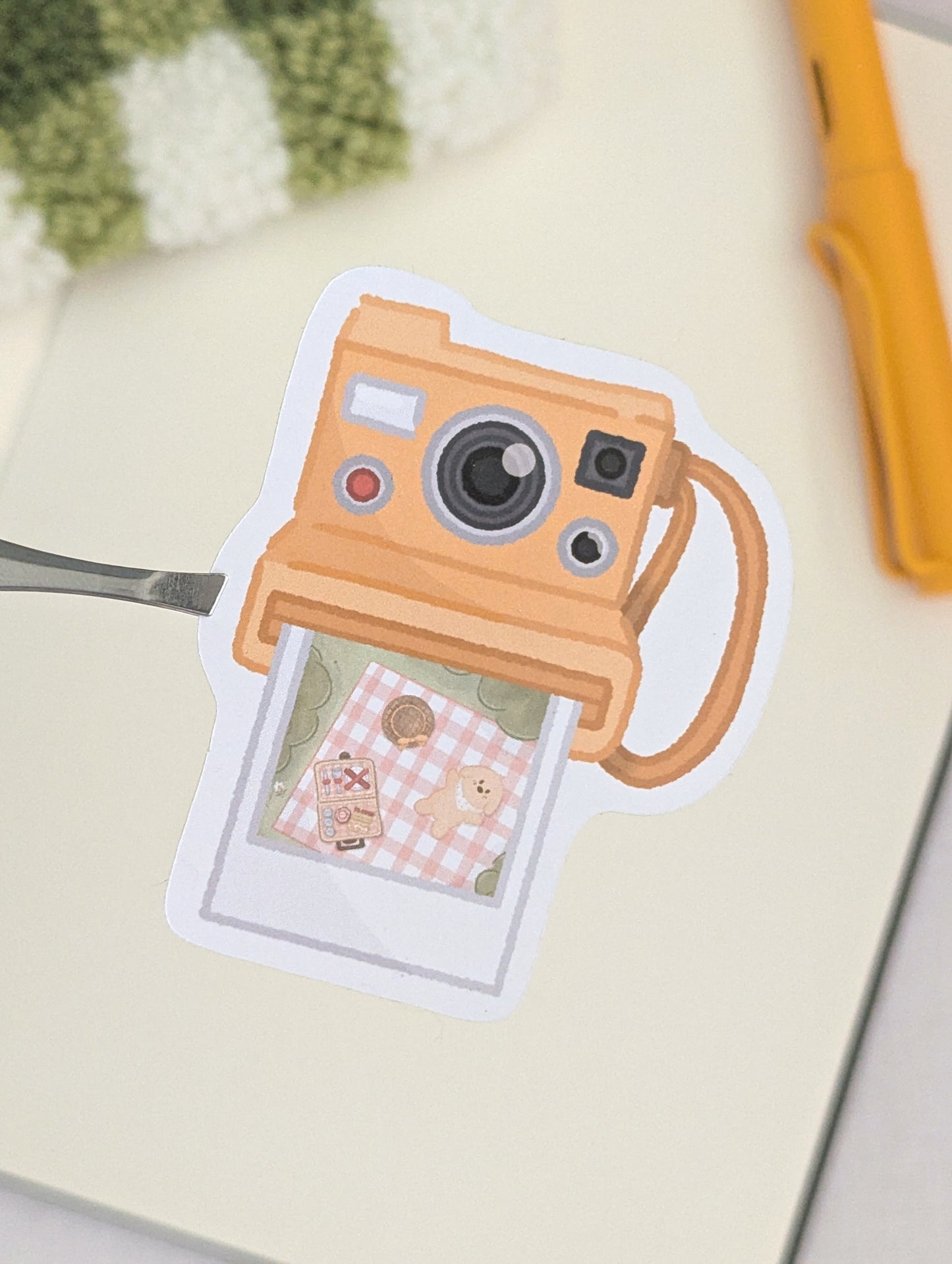 Picnic Camera Deco Sticker