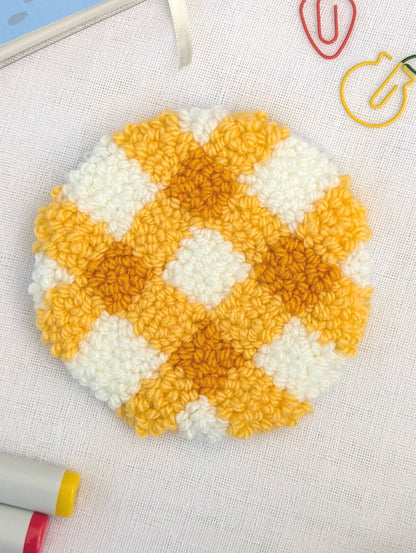 Yellow Picnic Mug Rug