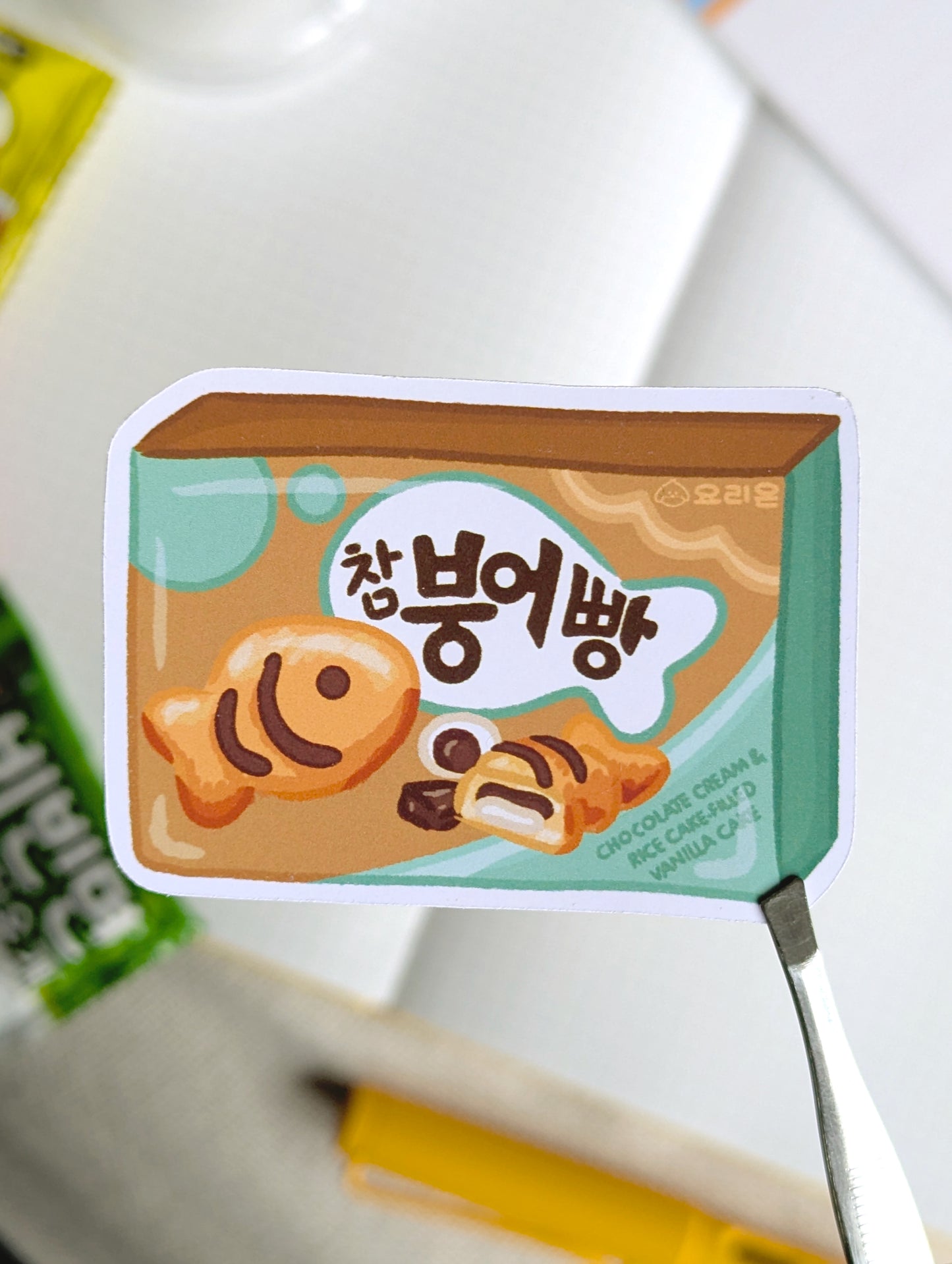 Bungeoppang Snack Cake Deco Sticker