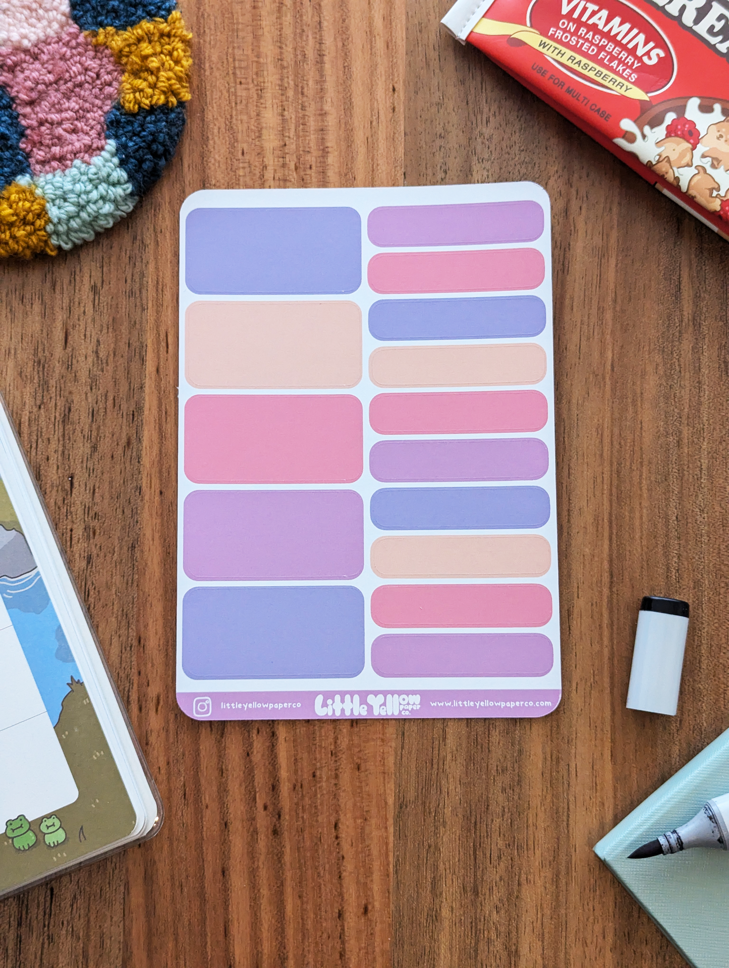 Pastel Sunset Mixed Labels